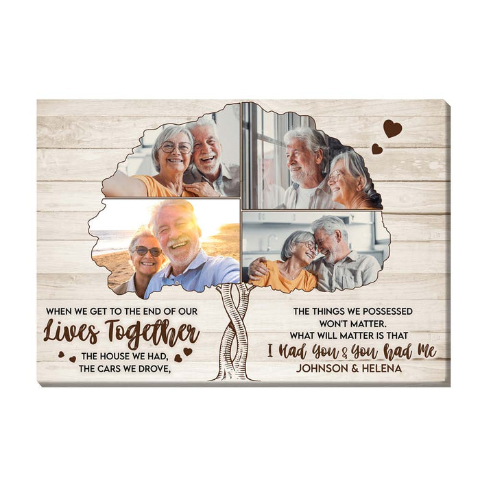 Personalized Anniversary Gift For Couple Upload Photo Canvas 30353 1