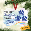 Personalized Dog Cat Memorial Paw Benelux Ornament NB142 81O34 1