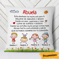Personalized Grandma Abuelita Spanish Pillow AP261 73O47 (Insert Included) thumb 1