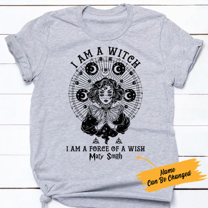Personalized Halloween I Am A Witch White T Shirt JL153 65O57 1
