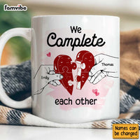 Personalized Couple Gift We Complete Each Other Mug 31021 thumb 1