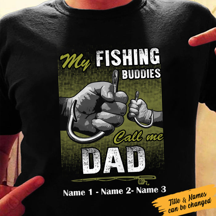 Personalized Dad Grandpa Fishing  T Shirt MY141 26O53 1