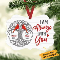 Personalized Cardinal Memorial Benelux Ornament NB166 30O34 thumb 1