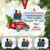 Personalized Red Truck Couple Christmas Benelux Ornament NB123 95O53 1