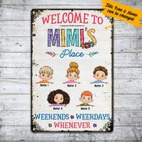 Personalized Mimi Grandma Metal Sign JL73 26O57 thumb 1