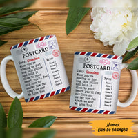 Personalized Mother's Day Postcard To Mom Grandma Mug MR312 65O57 thumb 1