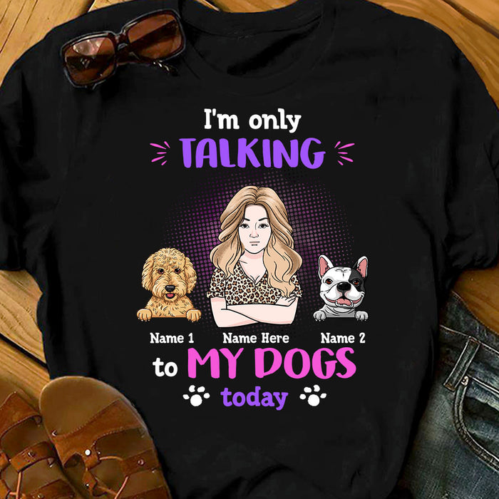 Personalized Dog Mom Grandma T Shirt JN181 95O58 1