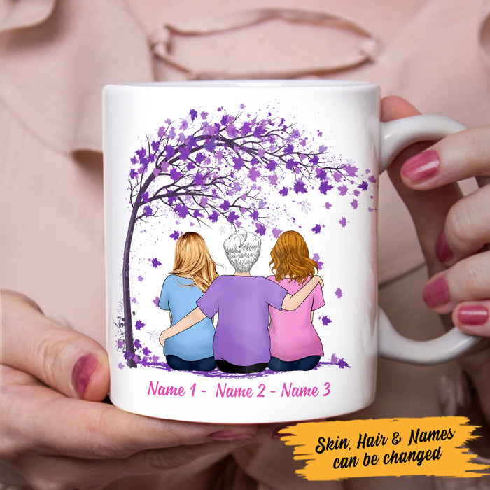 Personalized Mother Daughters Connected By Heart Mug AP31 73O47 1