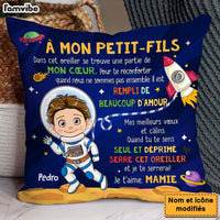 Personalized Gift For Grandson Astronaut Space French Pillow 30745 thumb 1