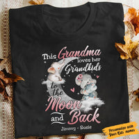 Personalized Grandma Elephant T Shirt JN152 95O34 thumb 1