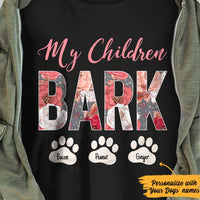 Personalized Dog Mom T Shirt JN121 73O57 thumb 1