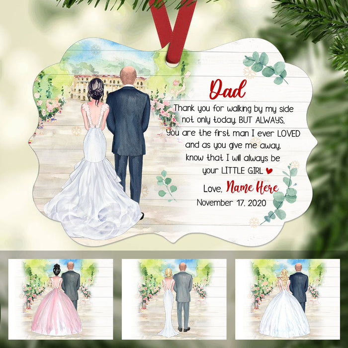 Personalized Parents Of The Bride Wedding  MDF Benelux Ornament NB91 65O58 1