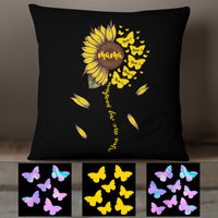 Personalized Mom Grandma Sunflower Pillow AP21 95O36 thumb 1