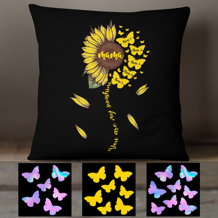 Personalized Mom Grandma Sunflower Pillow AP21 95O36 1