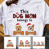 Personalized This Dog Mom Belongs To T Shirt NB92 73O60 thumb 1