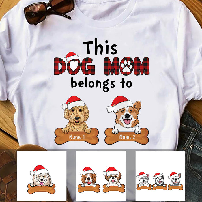 Personalized This Dog Mom Belongs To T Shirt NB92 73O60 1