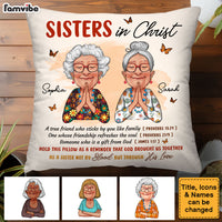Personalized Gift For Friend Sister In Christ Pillow 31394 thumb 1