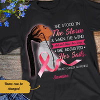 Personalized Breast Cancer Sailing BWA T Shirt AG82 28O58 thumb 1