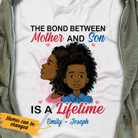 Personalized Son Forever Love BWA Mom T Shirt AG102 29O53 thumb 1