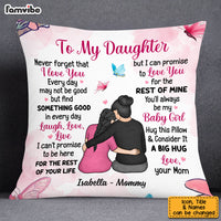 Personalized Gift For My Daughter Butterfly Hug This Pillow DB124 30O53 thumb 1