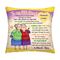 Personalized Gift To My Old Friend Pillow 30922 thumb 1