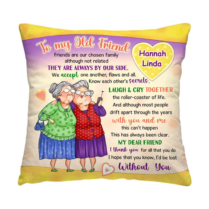 Personalized Gift To My Old Friend Pillow 30922 1