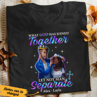 Personalized BWA Couple God Has Joined Together T Shirt AG121 65O53 thumb 1