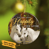 Personalized Horse Couple  Ornament SB142 85O36 thumb 1