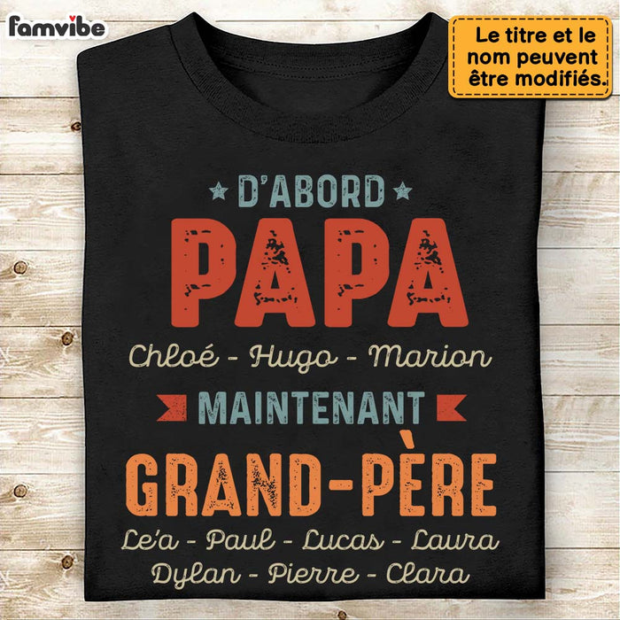 Personalized Gift For Grandpa French Grand-père Shirt - Hoodie - Sweatshirt 30116 1
