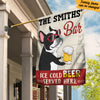 Personalized Save Water Drink Beer Boston Terrier Dog Bar Flag AG183 29O57 1