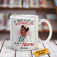 Personalized BWA Nurse Takes Lots Of Sparkle Mug AG271 67O34 thumb 1