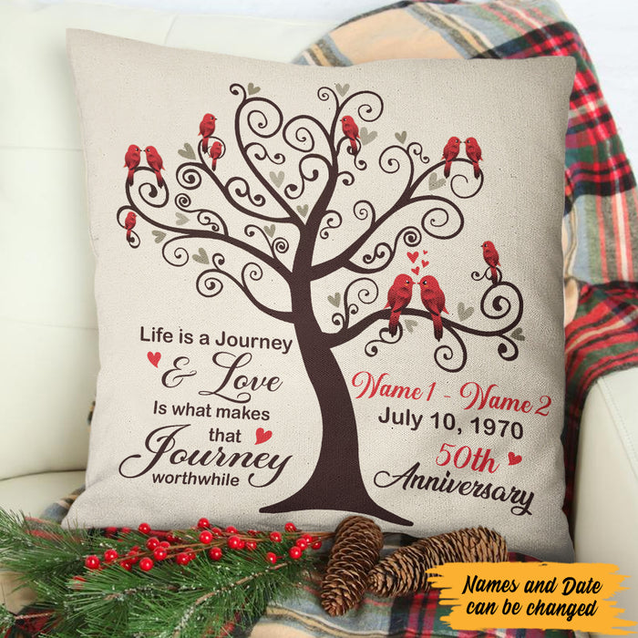 Personalized Anniversary Tree Pillow SB233 65O47 1