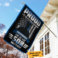 Personalized Proud Police Son House Flag JL93 67O34 thumb 1