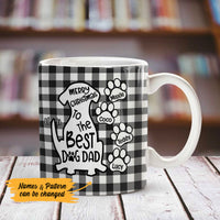 Personalized Best Dog Dad Christmas Mug OB162 85O53 thumb 1