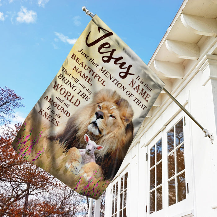 Jesus Is That Beautiful Name Flag JL251 29O47 1