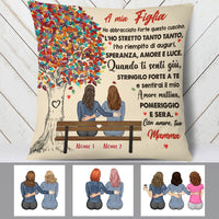 Personalized Mom Grandma Mamma Nonna Italian Tree Pillow AP81 67O60 (Insert Included) thumb 1