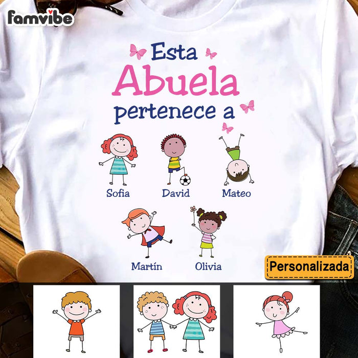 Personalized Gift For Abuela Spanish Grandma Belongs Shirt - Hoodie - Sweatshirt 31064 1