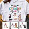 Personalized Cat Mom Grandma T Shirt MR252 65O36 1