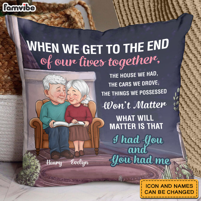 Personalized Couple The House We Had The Cars We Drove Pillow 31067 1