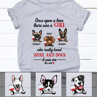Personalized Dog Wine T Shirt OB232 85O47 thumb 1