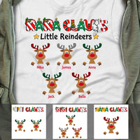 Personalized Grandma Nana Claus Little Reindeer T Shirt OB152 30O47 thumb 1