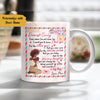 Personalized To My Daughter BWA Mom Letter Mug AG51 29O58 1