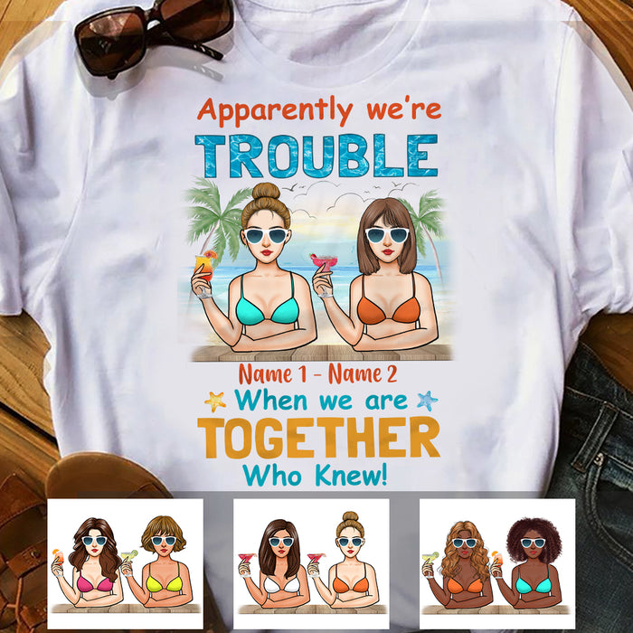 Personalized Friends Beach T Shirt JN152 26O34 1