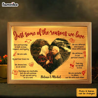Personalized Couple Gift  Love Inspirational Affirmation Picture Frame Light Box 31370 thumb 1