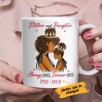 Personalized BWA Mom And Daughter Queen Mug AG62 29O53 thumb 1