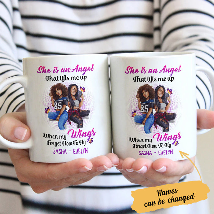 Personalized BWA Friends Angel Mug AG63 26O65 1
