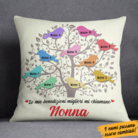Personalized Italian Mamma Nonna Blessings Tree Mom Grandma Pillow AP131 65O36 (Insert Included) thumb 1