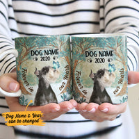 Personalized Forever In Our Hearts Schnauzer Dog Memorial Mug OB201 73O36 thumb 1