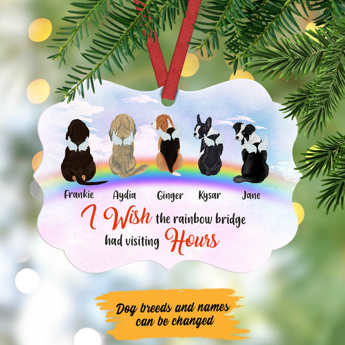 Personalized Dog Memorial Rainbow  Ornament MDF Ornament NB21 99O60 1