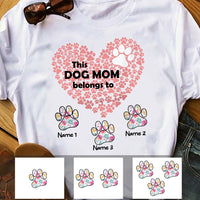 Personalized Dog Mom T Shirt MR151 26O34 thumb 1